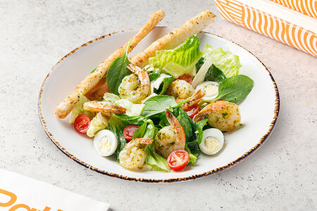 Цезарь с креветками