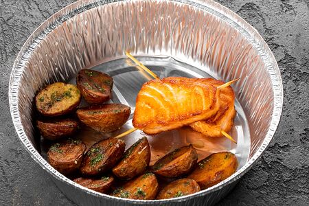 Шашлычок лосось