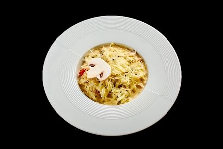 Феттуччине с грибами