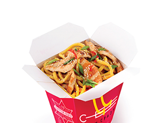 Вок Свинина в кисло-сладком соусе с пшеничной лапшой Основной