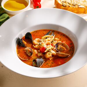 Суп с дарами моря