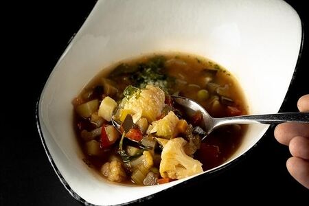 Минестроне с песто