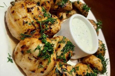 Грибочки на мангале 