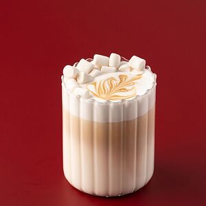 Латте Банановое мороженое с соленой карамелью