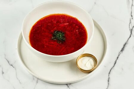 Борщ с курицей