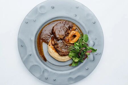 Оссобуко с кремом пастернак