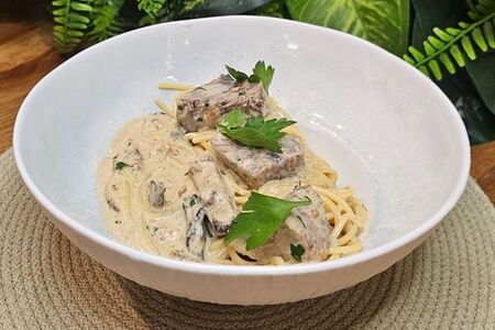 Паста с телятиной