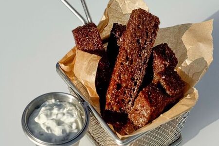 Гренки чесночные