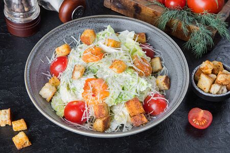 Цезарь с креветкой 