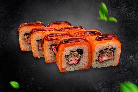 Ролл Филадельфия с угрем