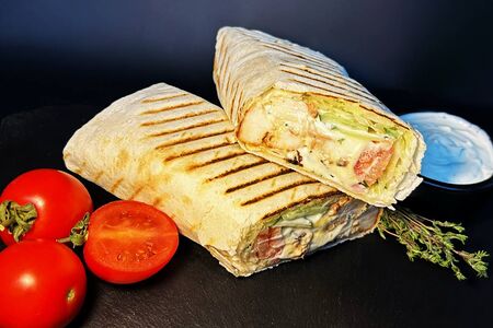 Шаурма с курицей большая