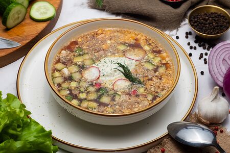 Окрошка на квасе