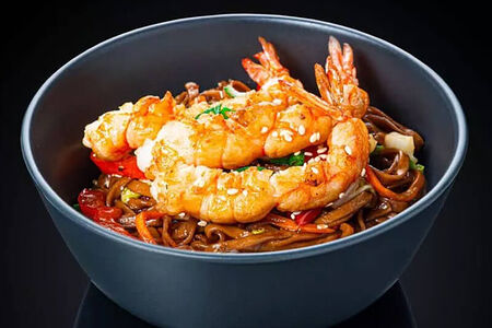 Соба с креветками