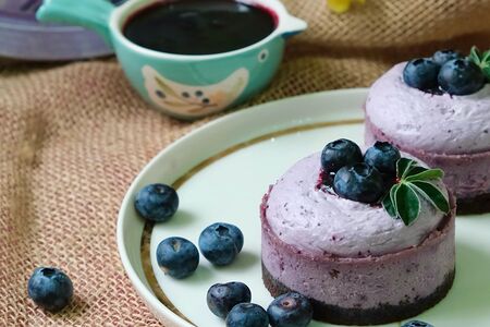 Чизкейк Черничный