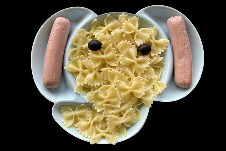 Макарошки с сосисками