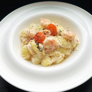 Ньоки с креветками