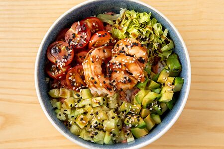 Поке с креветкой