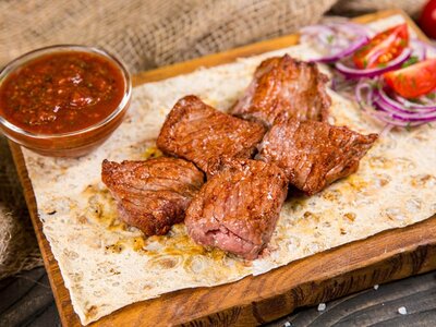 Шашлык из телячьей мякоти