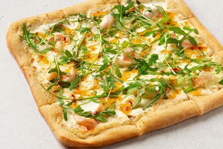 Римская пицца с креветками