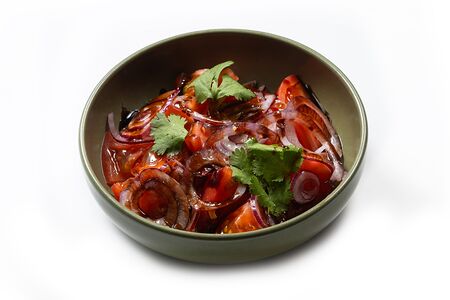 Томаты с луком