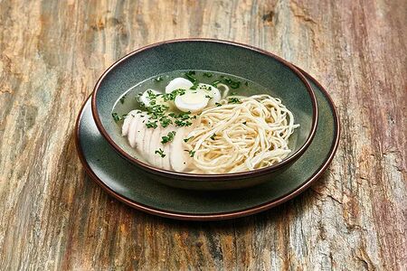 #Куриный бульон с лапшой