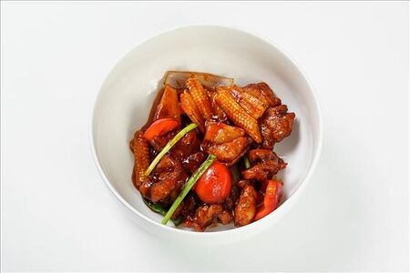 Цыплёнок в кисло-сладком соусе