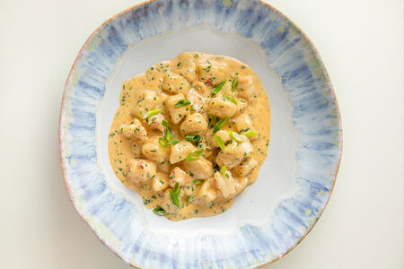 Ньокки с лангустинами