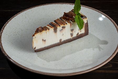 Чизкейк ню с орехом пекан