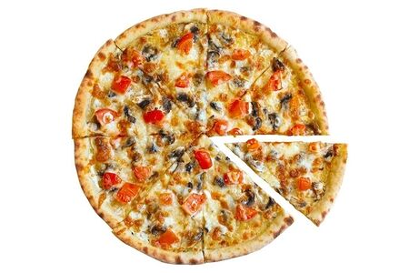 Пицца Маргарита с грибами