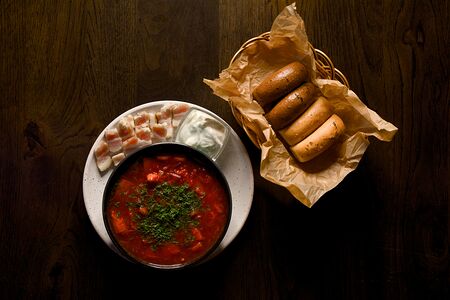 Борщ томленный с говядиной