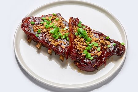 Свиные рёбра барбекю