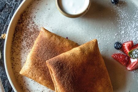 Крепы с творогом 