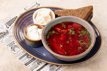 Борщ с говядиной