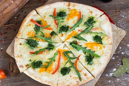 Пицца Сливочный шпинат