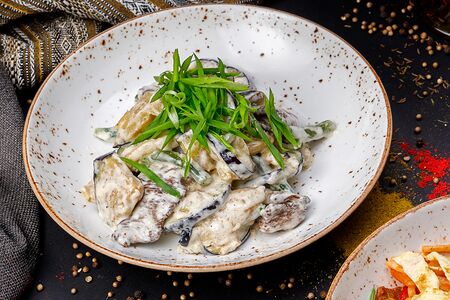 Каймак баклажаны с телятиной