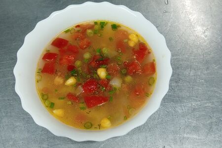 Суп картофельный овощной