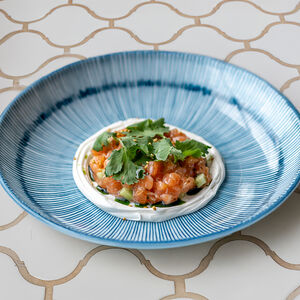 Тартар из филе лосося