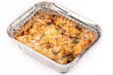 Пафф с курицей и грибами