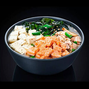 Мисо суп с лососем