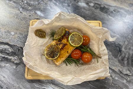 Стейк из лосося