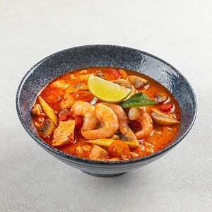 Суп Том ям с креветкой