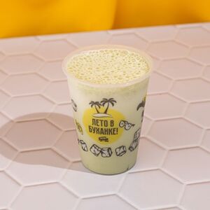 Айс матча латте на кокосовом молоке