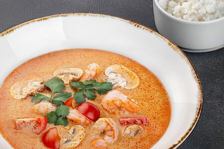 Суп Том-Ям с креветками