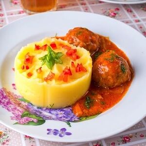 Тефтели с гарниром