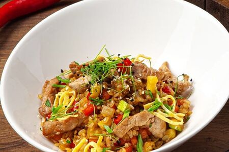 Рис с морепродуктами