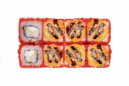 Запеченная Калифорния с креветкой