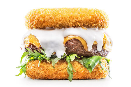 Сырный бургер с говядиной