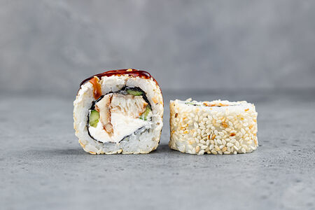 Ролл Ниагара с угрем