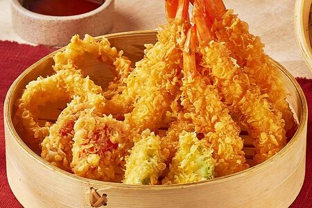 Креветки темпура