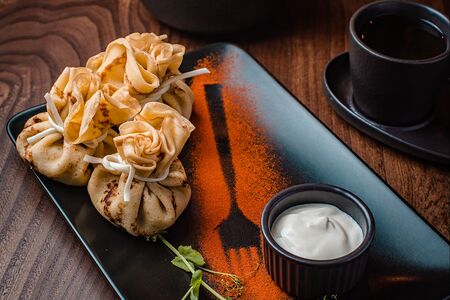 Блины с жюльеном